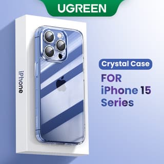 Vỏ điện thoại ugreen cho iphone 15 iphone 15 pro max chống sốc ốp lưng trong suốt vỏ trong suốt vỏ bảo vệ điện thoại