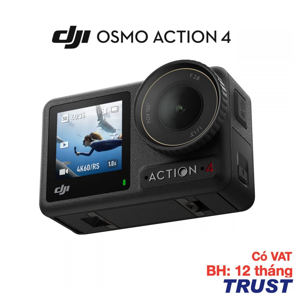 [HOT] Camera hành động DJI Osmo Action 4 máy quay hành trình 4K 120fps, góc siêu rộng