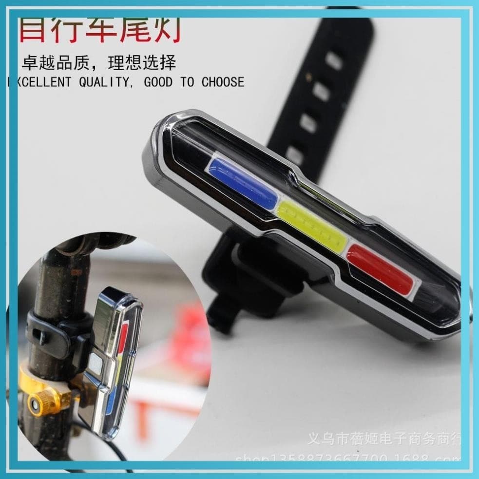 Đèn LED  Xe Đạp Có Thể Sạc Lại Bằng Cổng USB Màu Sắc