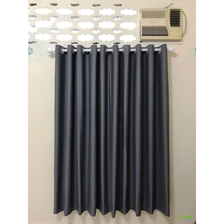 Rèm cửa sổ xám đen chống nắng cực tốt 🔆, sang trọng, nhiều kích cỡ, hoạ tiết - Rèm Cửa Thanh Minh