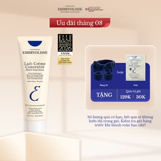 Kem Dưỡng Ẩm Phục Hồi Embryolisse Lait Creme Concentre 5ml - 15ml - 30ml - 75ml