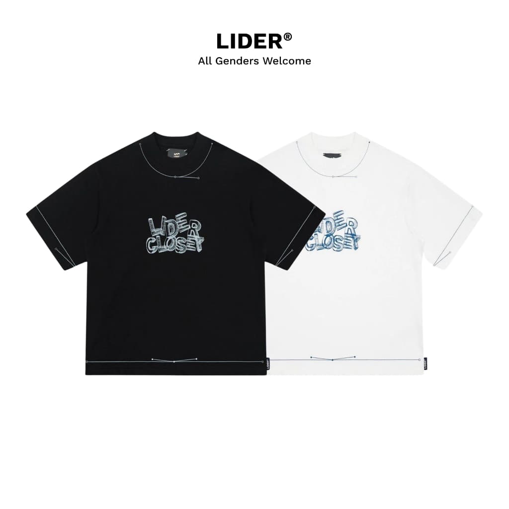 Áo Thun Unisex Cổ Tròn LIDER CLOSET PATHWAY TEE