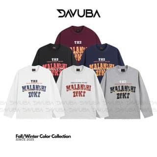 [Deal mở bán] [DAVUBA] Áo Thun Dài Tay Malanshi Long Tee 300gsm nam nữ SM163